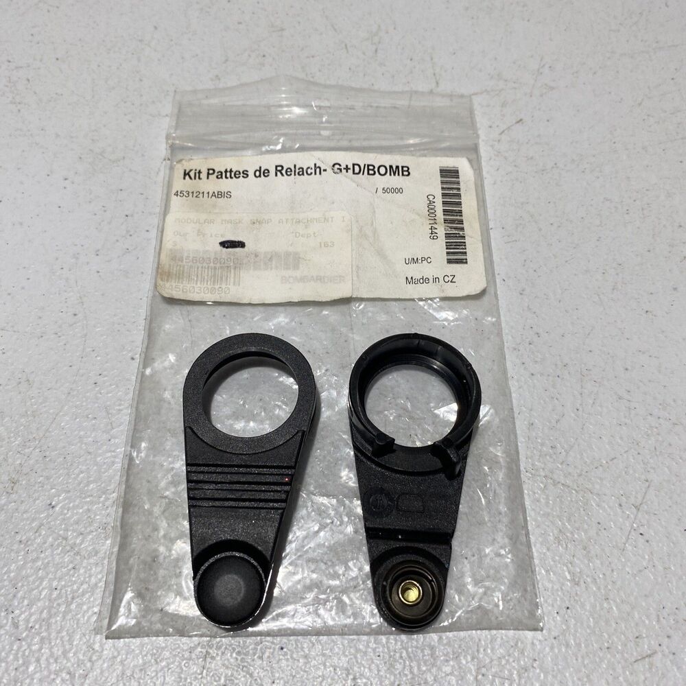 Ski-Doo New OEM Helmet Modular Mask Snap Attachment, 4456030090